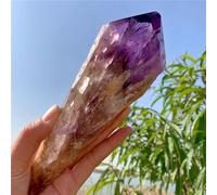 1PCS Amethyst Scepter Raw Stone,High Crystal Quartz Point Wand, Gemstone Crafts Home Decoration,600~700g