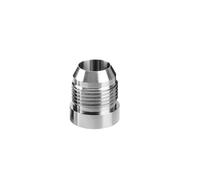 1PCS AN6 AN8 AN10 AN12 AN16 AN20 Male Billet Stainless Steel Straight Weld Fitting Adapter Bung Nitrous Hose(AN10)