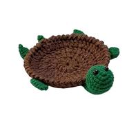 1pcs Animal Shape Crochet Knitted Cotton Coaster Non Slip(Color5)