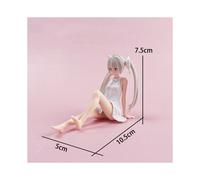 (1pcs) Anime Figure Cartoon kawaiii Yosuga no Sora Kasugano Sora sitting position Action Figure Host Computer