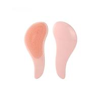 1PCS Anti Static Massage Hair Brush Shower Massage Hairbrush Comb Salon Hair Styling Tool Magic Handle Comb(Naked pink)