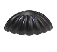1Pcs Antique Brass Shell Knob Cupboard Door Cabinet Desk Drawer Furniture Pull Handle Door knobs and Handles Handles knobs(Black)