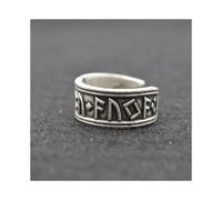 1pcs Antique Silver Viking Ring Nordic Rune Rings Handmade Men Adjustable Rings Norse Mythology Viking Jewelry RG37