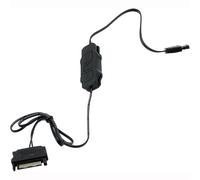 1Pcs ARGB PC Fans Controller Kit, 5V 3Pin Mini ARGB Splitter, SATA Power RGB PC Fan Controller, Computer RGB Fans Hub Controller,with Multiple Lighting Modes,Black