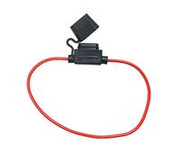 1pcs AUTO Fuse Holder Waterproof Automotive Blade Inline Fuse Holder with Small Fuse Harness Box and 16 AWG Wire Protected circuits (Color : Fuse and Holder-small, Size : 35A)
