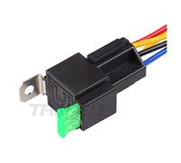1Pcs Auto Fused On/Off Relays DC12V 30A 4 Pin Electronic Relay Car Automotive with Insurance Film Fuse