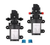1pcs Automatic Flow Switch 5L/Min DC12V 60W 130PSI AUTO Diaphragm Water Pump Small Safe High Pressure Priming Pumps(12V add Adapter,60W B)