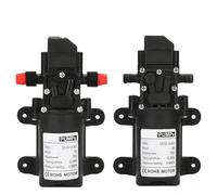 1pcs Automatic Flow Switch 6L/Min 12V 130PSI AUTO Diaphragm Water Pump Small Safe High Pressure Self Priming Pumps(12V add 220V Adapter,3)