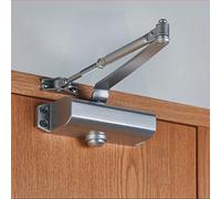 1Pcs Automatic Heavy Duty Aluminum Commercial Door Closer - Adjustable Control, Up to 45 kg, Fire Rated