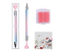 1PCS Automatic Refillable Wax Pen,Rhinestone Pen,Diamond Pens,Rhinestone Picker,Nail Art Tools Set,Bedazzling Kit,Gem Pick Up Tool,Diamond Applicator for Craft Designs,Refillables Wax Pens