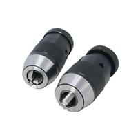 1pcs Automatic Self-Tightening Drill Chuck B10 B12 B16 B18 B22 C6 8 10 12 16 Morse MT1/MT2/3/4 Taper Shank Connecting Rod Universal(B16 1-13mm)