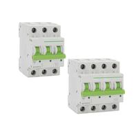 1PCS B 3P 4P 6A 10A 16A 20A 25A 32A 40A 50A 63A small circuit breaker 6KA 110V/220V/400V 50/60HZ B type switch TOMC7-63(4P,B63)