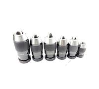 1pcs B10 B12 B16 B18 B22 0.5-6mm 1-10mm 1-13mm 1-16mm 5-20mm Industrial self-Tightening Drill Chuck Automatic Locking Chuck Collet(B12(1-10mm))