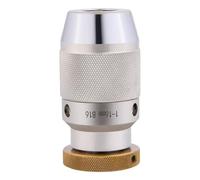 1pcs B10 B12 B16 B18 B22 Self-Tightening Drill Chuck Keyless Adapter Holder CNC Lathe Milling Tools Morse Drill Chuck Converter(Nickel Plated,B22(5-20mm))