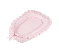 1PCS Baby Co-Sleeping Nest Cotton Newborn Lounger Portable Bassinet Mattress with Lace