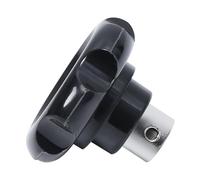 1Pcs Bakelite Round Corrugated Handwheel M8-M12 Machine Tool Handle Six-Star Wave Wheel Hand Tighten Nuts Printer(M12x70 High Leg)