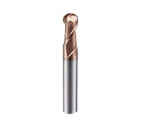 1pcs Ball End Mill AL-2F55C Nano Coating Hard Steel Cast Iron Brass Carbide Tool Tungsten Milling Cutter(R9X18X100L)