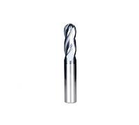 1pcs Ball Nose Carbide End Mill CNC Cutter Router Bits 4 Flute R0.5-R8 Spiral Milling Bit Machine Tool