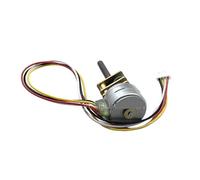 1PCS/batch 2 phase 4 wire monitoring head 15mm reduction stepper motor 15BY angle threaded shaft
