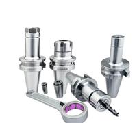 1pcs BBT30 BBT40 BT30 BT40 SK10/16 ER16 ER20 ER25 ER32 Tool Holder Lathe Chuck High Speed CNC Tools Holder Precision 0.002mm(BBT40-ER32-70L)