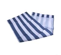 1PCS Beach Lounger Replacement Polyester Fabric Water-Resistant Chair Cover For Deck Sun Loungers 120x44cm Blue White Striped Portable Double-Sided For Outdoor Pool Camping Fishing(1pc)