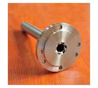 1PCS Bead Lathe Flange Spindle K11, K12, K72 Homemade Lathe 80 Chuck 100 Chuck 16mm-19mm Through Hole Shaft(Type3)