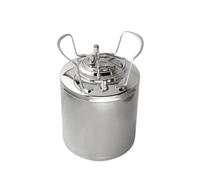 1Pcs Beer Keg,Ball Lock Pressurize Keg,Stainless Steel Kegerator Barrel 10L(2.5 Gallon）Home Brewing Beer Keg