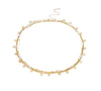 1Pcs Belly Chain, Gold Belly Chain, Delicate Adjustable Waterproof Waist Beads Summer Beach Costume Ready, Grace Multi-Layer Waist Chain Body Chain Jewelry for Women and Girls