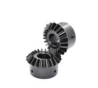 1Pcs Bevel Gear 2M 20 25 30 Teeth 90 Degrees Steel Gears 1:1 Speed Ratio 2 Module 20T 25T 30T Bore 8-30mm(10mm (keyway 4mm),30 Teeth)