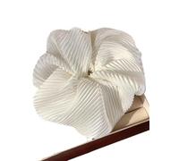 1Pcs Big Real Silk Scrunchies For Women,Large Scrunchie Satin Silk Thick Elastic Hair Ties,Ponytail Holder No Hurt Your Hair Suitable For Casual, Party, Party(Style A)