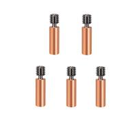 1pcs Bimetal Heatbreak Titanium Alloy Heat Break Throat 1.75mm Copper Plating Tube Hotend 3D Printer Part(5pcs)