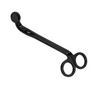 1PCS Black Candle Wick Trimmer, Fashion Plating Stainless Steel Candle Wick Cutter Effortless and Precise Trimming Candle Scissors to Cut Spent Cord
