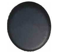 1Pcs Black Car Tire Cover PVC PU Spare Tyre Wheel Valve Covers For Cars Wheels Accessories for Auto/Trailer/Caravan Spare Wheel(16 inch)