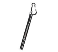 1PCS Black Fishing Water Thermometer, Dual Scale Display for Fly Fishing Water Sea Bass Fishing Accessories Outdoor Water Stream Metal Thermometer
