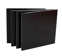 1pcs Black Glassfibre Template Board Sheet, 0.2~4mm Thick G10 Epoxy Glass Fiber FR4 Fibreglass Plate 3D For Antistatic(235MM x 235MM,3mm)