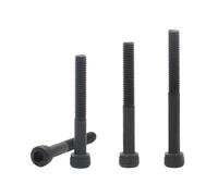 1pcs Black Grade 12.9 Steel M5 M6 M8 Half Thread Lengthened Long Hexagon Socket Cap Head Screw Bolt L=170-230mm(190mm,M6 (1pc))