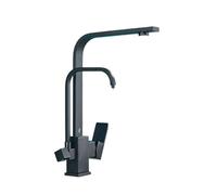 1PCS Black Pull-Out Purified Kitchen Faucet Pure Water Filter 3-Way hot and Cold Mixer(Black B)