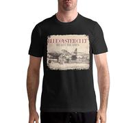 1PCS Blue Oyster Cult Secret Treaties Men's Comfortable and Soft Short Sleeve T-ShirtCasual Round Neck T Shirt Black XL