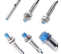 1pcs Blue Proximity Switch Inductive Proximity Sensor Detection Switch NPN/PNP NO NC 1-15mm Detection Distance Metal Sensor Switches(M30(shielded),DC type NPN NO)