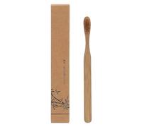 1pcs Boar Bristle Toothbrush, Disposable Soft Bristle Bamboo Toothbrushes with Natural Wooden Handle for Gentle Cleanings, Travel Adults Oral Care, Zero Waste Lifestyle