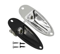1pcs Boat Style Jack Guitar Output Jack Socket 1/4" 6.35mm For ST Electric Guitar(Chrome)