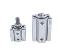 1pcs bore 25mm Stroke 5/10/20/25/30/40/50/60/75/100mm Double Acting Pneumatic Cylinder SDA 25 Compact air Cylinder Male(50mm,Female Thread)