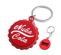 1PCS Bottle Opener Keyring Cute Drink Bottle Opener Keychain Game Car Keyring for Women Men Unique Bag Jewelry Love Beer Gift for Christmas and Birthday(Red