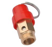 1Pcs Brass 1/4" Air Compressor Pressure Safety Relief Valve Connector Gas Regulator for Piping(4KG)