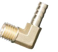 1pcs Brass Elbow Hose Barb Connector - Metric Male Thread Pipe Fitting Adapter for Plumbing(M10x1.5-8mm)