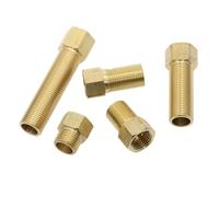 1pcs Brass Fitting 1/2" BSP Male to Female Change Coupler Straight in Connector Adapter 28mm 40mm 50mm 70mm 100mm Length(70MM Length)