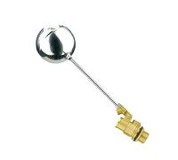 1pcs Brass Float Valve - 1/2inch, 3/4inch, 1inch Automatic Water Level Control Valve for Water Tank and Water Tower(1Inch)