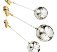 1pcs Brass Float Valve - 1/2inch, 3/4inch, 1inch - Stainless Steel Floating Ball Valve(3/4inch)