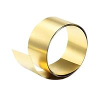 1pcs Brass Foil Thick 0.01-0.3mm Width 10-200 mm skin Metal Thin Sheet Plate Length 100mm~1000mm for DIY Crafts, Electrical, Repairs, Industry(0.3x20x1000mm)