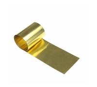 1pcs Brass Foil Thick 0.01-0.3mm Width 10-200 mm skin Metal Thin Sheet Plate Length 100mm~1000mm for DIY Crafts, Electrical, Repairs, Industry(0.05x100x1000mm 1pcs)